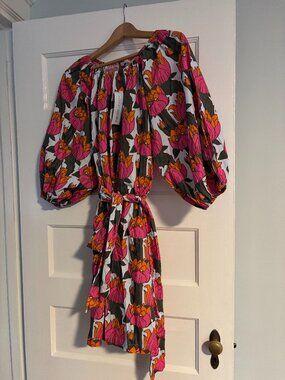 NWT Frances Valentine Bliss Mini Dress Cotton Sz M